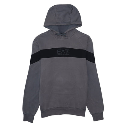 Mens UK Size S Emporio Armani Grey Pullover Hoodie