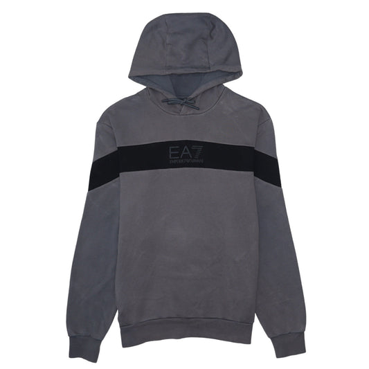 Mens UK Size S Emporio Armani Grey Pullover Hoodie