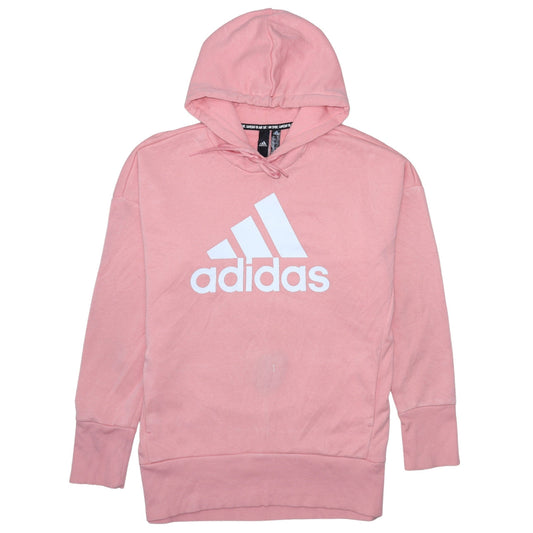 Womens UK Size M adidas Pink Pullover Hoodie