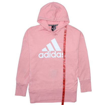 Womens UK Size M adidas Pink Pullover Hoodie