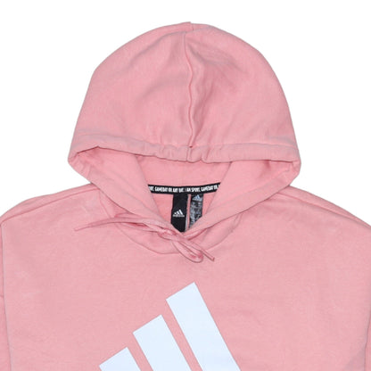 Womens UK Size M adidas Pink Pullover Hoodie