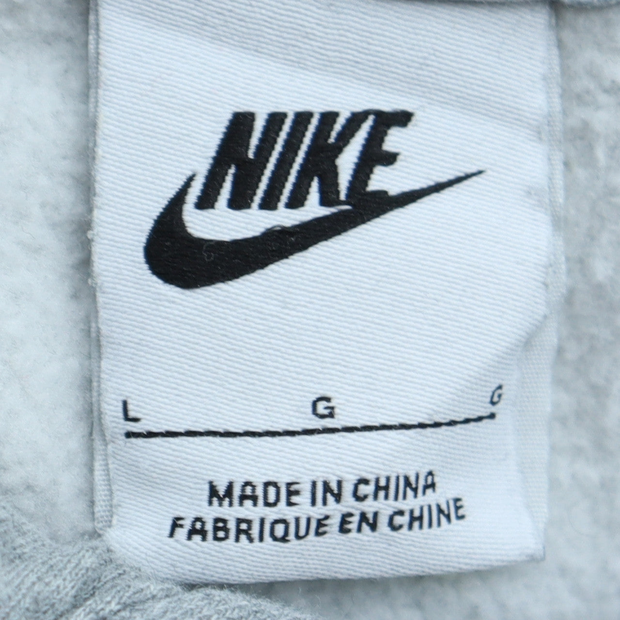 Womens UK Size L Nike Grey Pullover Hoodie