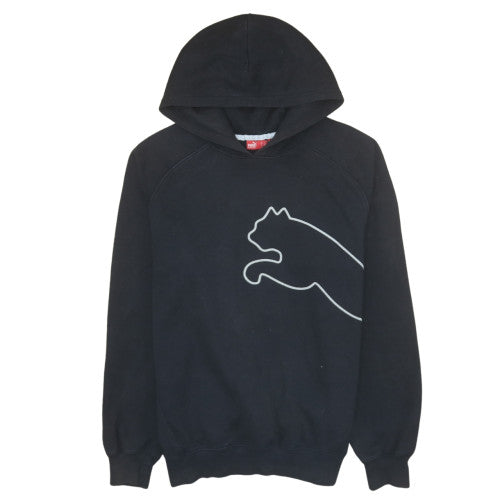 Mens UK Size S PUMA Black Pullover Hoodie