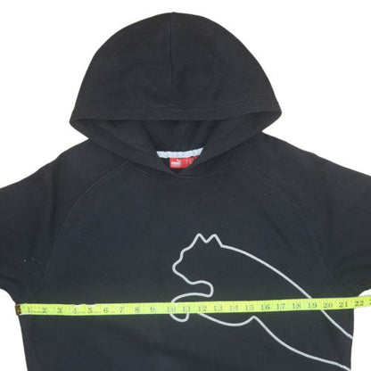 Mens UK Size S PUMA Black Pullover Hoodie