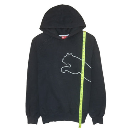 Mens UK Size S PUMA Black Pullover Hoodie