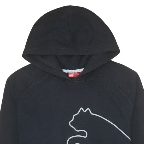Mens UK Size S PUMA Black Pullover Hoodie