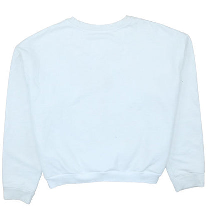Womens UK Size S Levi's White Pullover Sweatshirt