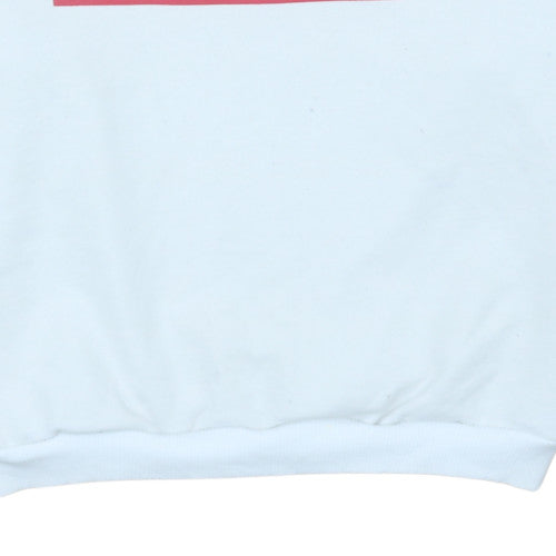 Womens UK Size S Levi's White Pullover Sweatshirt