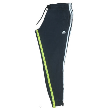 Adidas Womens Black Jogger Trousers L Fleece Elastic Waist
