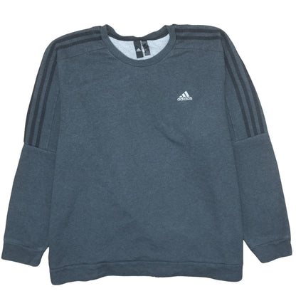 Mens UK Size L adidas Grey Pullover Sweatshirt