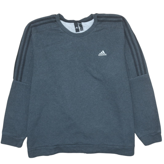 Mens UK Size L adidas Grey Pullover Sweatshirt
