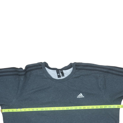 Mens UK Size L adidas Grey Pullover Sweatshirt