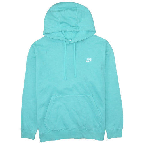 Womens UK Size L Nike Blue Pullover Hoodie