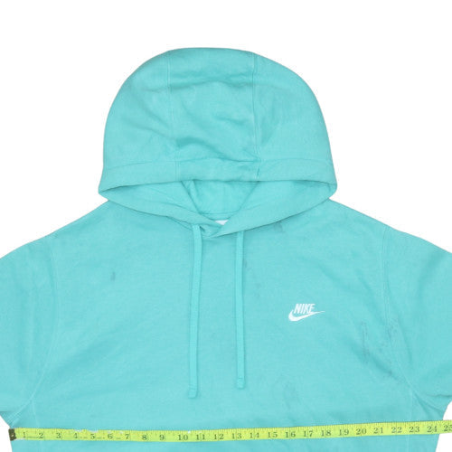 Womens UK Size L Nike Blue Pullover Hoodie