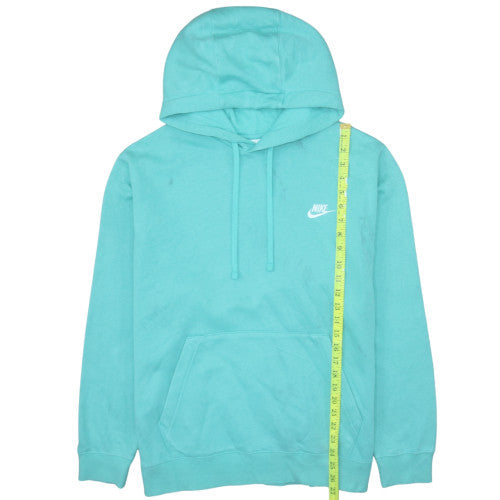 Womens UK Size L Nike Blue Pullover Hoodie