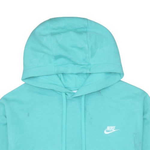 Womens UK Size L Nike Blue Pullover Hoodie