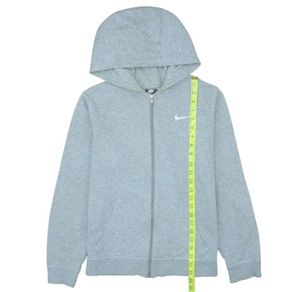 Nike Boys Grey Full Zip Hoodie XL 13-15 Years Classic Sportswear