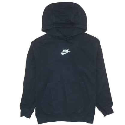 Womens UK Size M Nike Black Pullover Hoodie