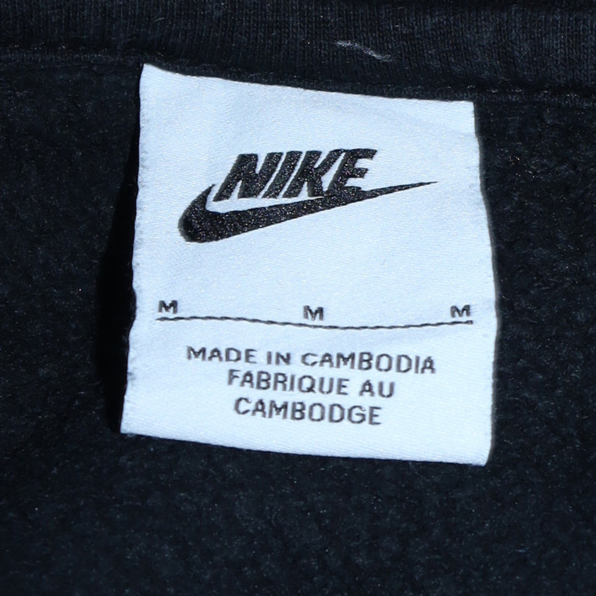Womens UK Size M Nike Black Pullover Hoodie