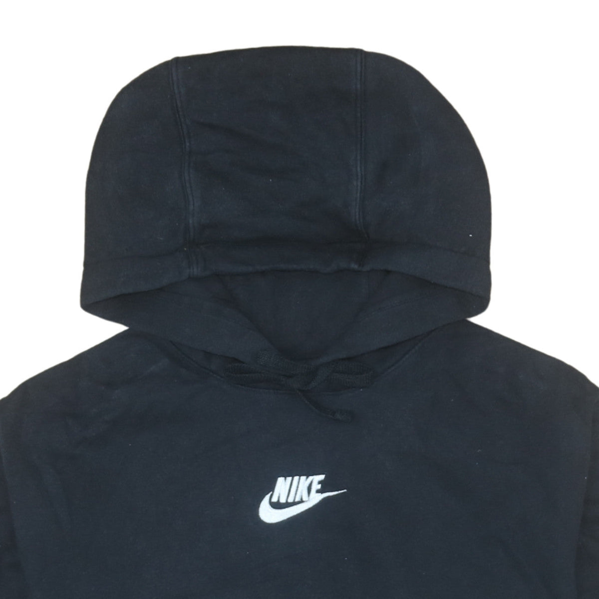 Womens UK Size M Nike Black Pullover Hoodie
