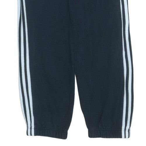 Boys UK Size 15-16 Years adidas Regular Fit Jogger Black Trousers