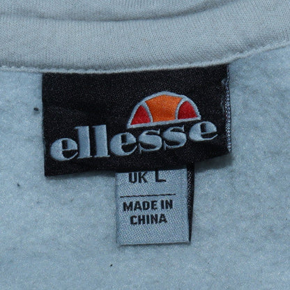Mens UK Size L ellesse Grey Pullover Hoodie