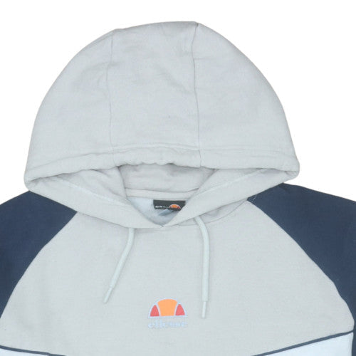 Mens UK Size L ellesse Grey Pullover Hoodie