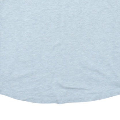 Diesel Mens Grey & Burgundy Long Sleeve Raglan Crew Neck T-Shirt Size L