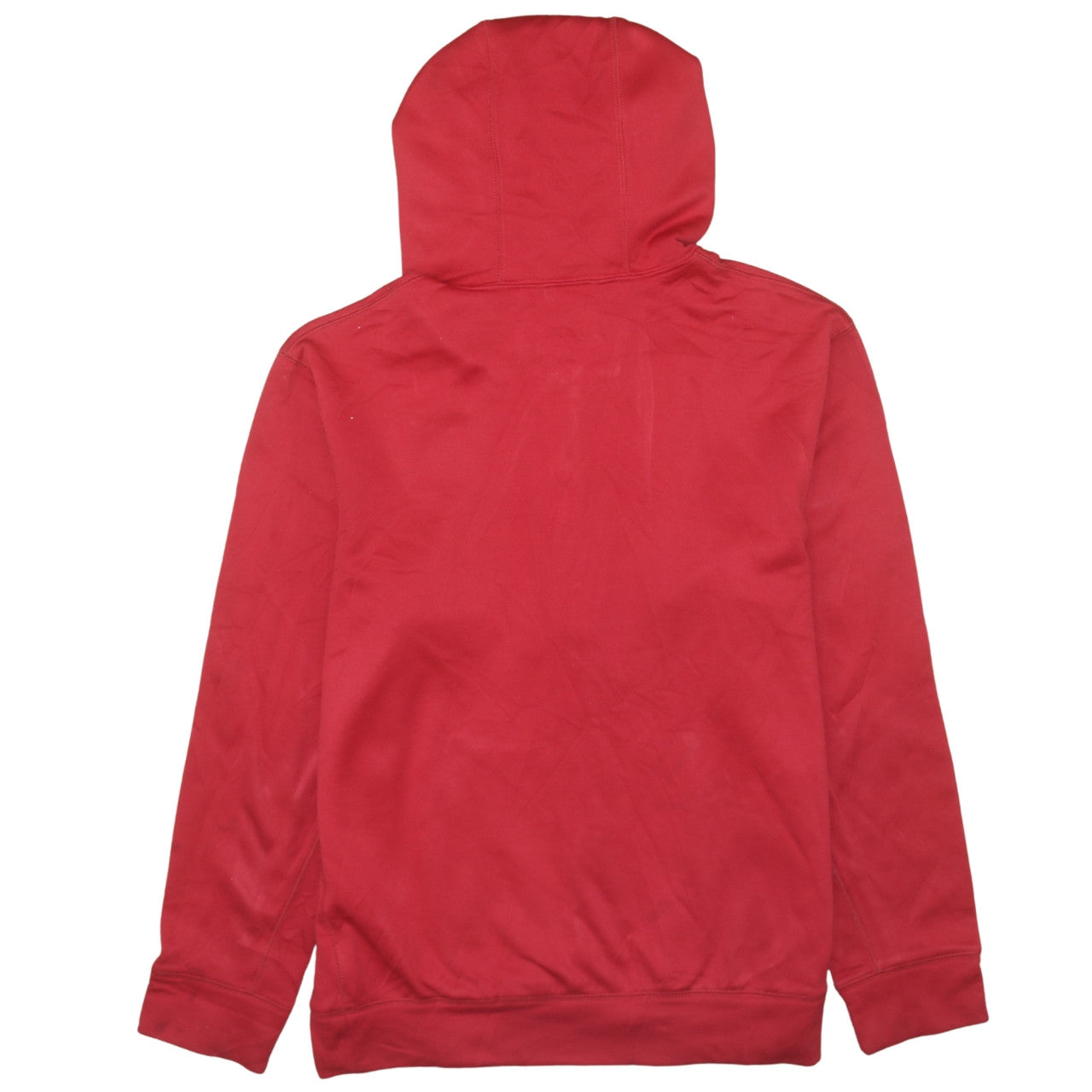 Mens UK Size M Nike Red Full Zip Hoodie