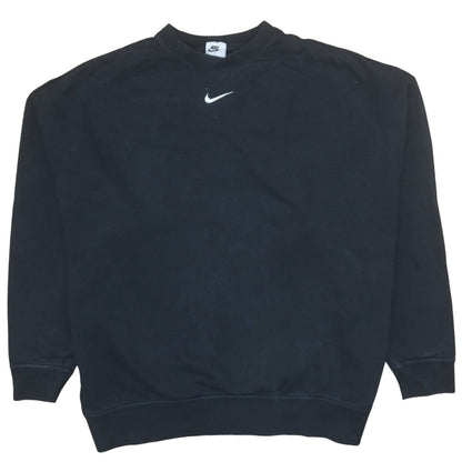 Womens UK Size S Nike Black Pullover Sweatshirt