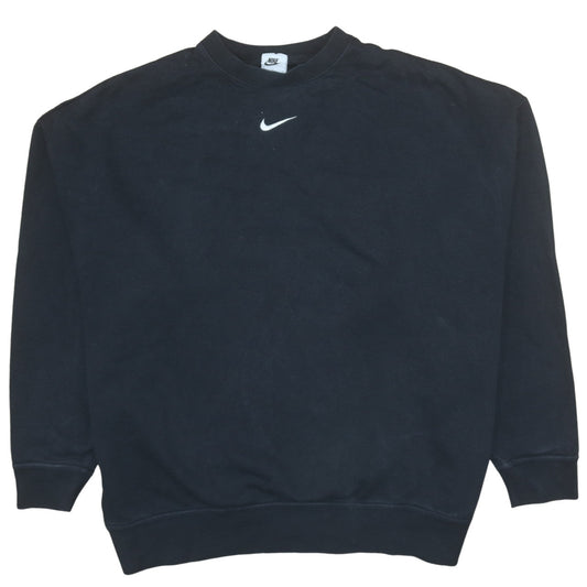 Womens UK Size S Nike Black Pullover Sweatshirt