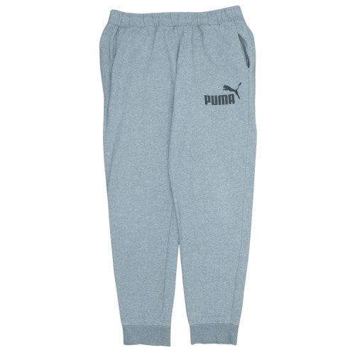 Mens UK Size L PUMA Regular Fit Jogger Grey Trousers