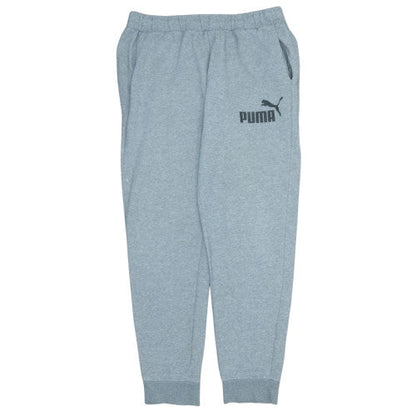Mens UK Size L PUMA Regular Fit Jogger Grey Trousers