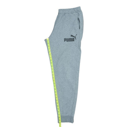 Mens UK Size L PUMA Regular Fit Jogger Grey Trousers