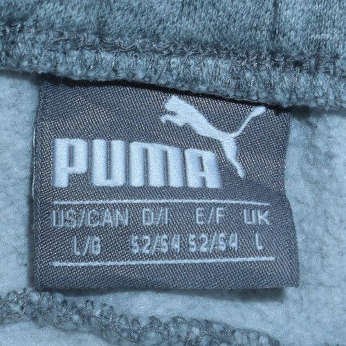 Mens UK Size L PUMA Regular Fit Jogger Grey Trousers