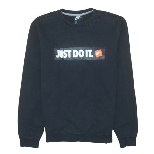Mens UK Size M Nike Black Pullover Sweatshirt