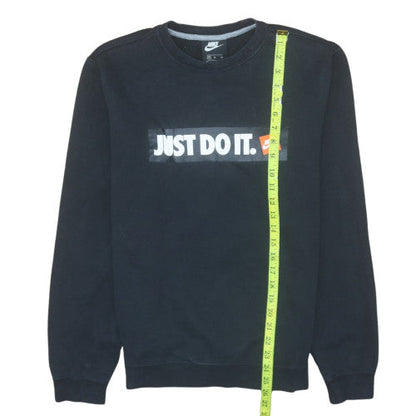 Mens UK Size M Nike Black Pullover Sweatshirt