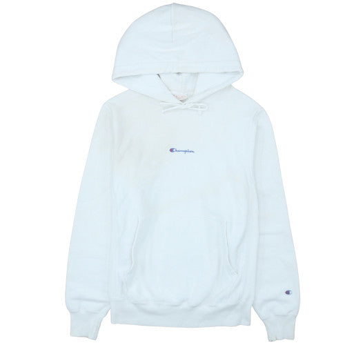 Mens UK Size S Champion White Pullover Hoodie