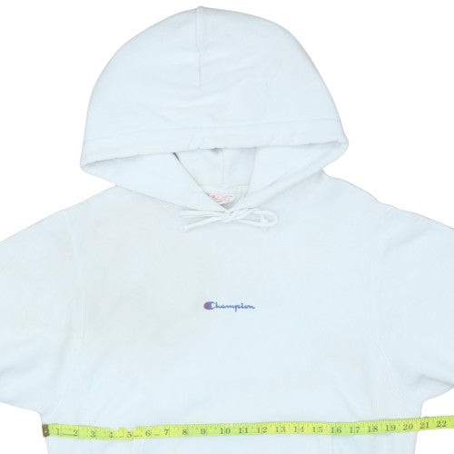 Mens UK Size S Champion White Pullover Hoodie