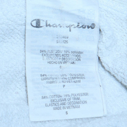 Mens UK Size S Champion White Pullover Hoodie