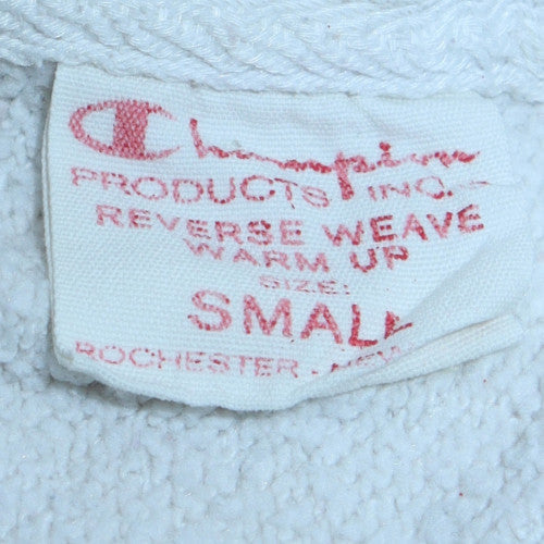 Mens UK Size S Champion White Pullover Hoodie