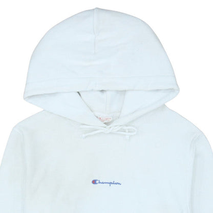 Mens UK Size S Champion White Pullover Hoodie