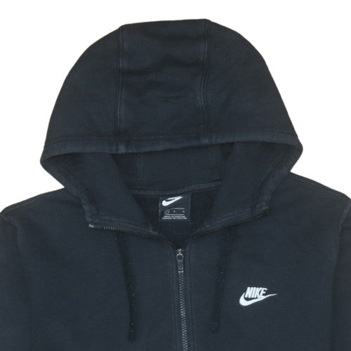 Mens UK Size L Nike Black Full Zip Hoodie
