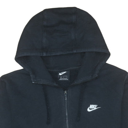 Mens UK Size L Nike Black Full Zip Hoodie