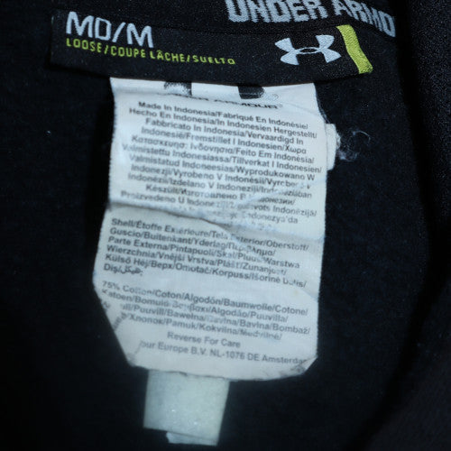Mens UK Size M Under armour Black Pullover Hoodie
