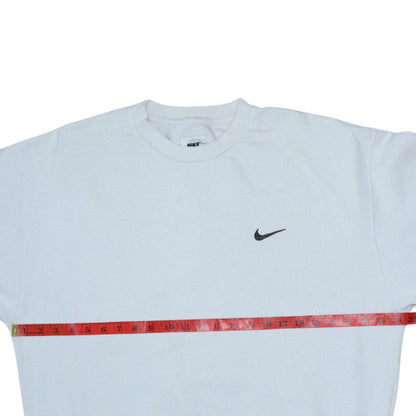 Mens UK Size L Nike White Pullover Sweatshirt