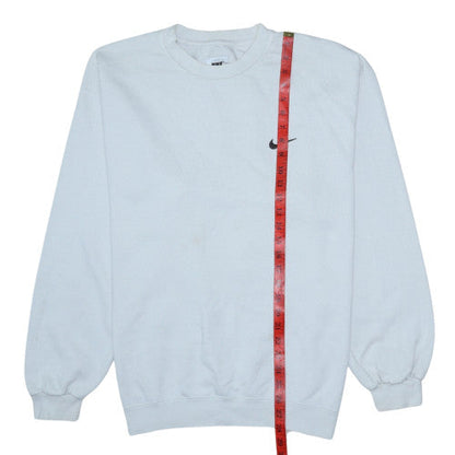 Mens UK Size L Nike White Pullover Sweatshirt