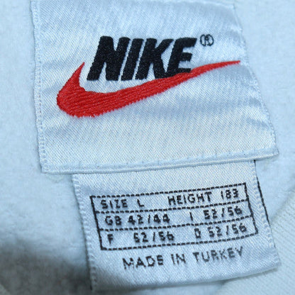 Mens UK Size L Nike White Pullover Sweatshirt