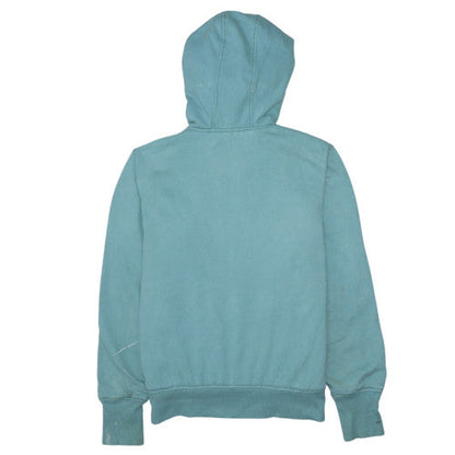 Womens UK Size M Carhartt Blue Full Zip Hoodie