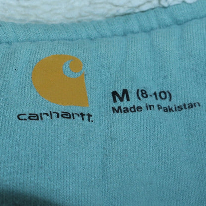 Womens UK Size M Carhartt Blue Full Zip Hoodie